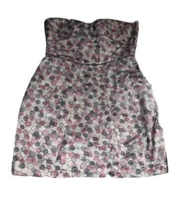 Forever 21 Size S Dress Length 24” Zip Polka For Lined Side Pockets #ST54 - Image 1 of 4