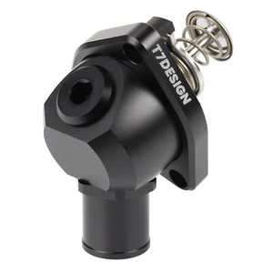 Honda K20 Swivel Neck Thermostat Housing (Low Temp 68c) AN16 - Black - Picture 1 of 5