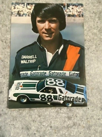 Vintage NASCAR Driver Postcard/Photo -  Early Darrell Waltrip 5x7 Cover