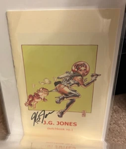 J.G. Jones Sketchbook No. 1, signed, stored in a mylar bag - Picture 1 of 1