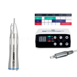 Dental LED Brushless Electric Micro Motor/1:1 Fiber Optic Straight Handpiece ns - Picture 1 of 26