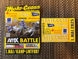 Motor-Cross Freikarte Ticket Eintrittskarte 1.Mai 2025 Kamp-Lintfort Eyller-Berg - Bild 1 von 1