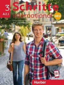 Hueber SCHRITTE INTERNATIONAL NEU 3 Kursbuch + Arbeitsbuch A2.1 mit Audios Online - Bild 1 von 2