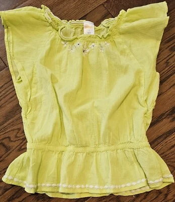 Girls Size 7 Gymboree Greek Isle Style Gauze Tunic Top Shirt EUC - Image 1 of 4