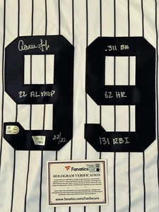 Aaron Judge Autographed New York Yankees Jersey Inscribed Fanatics COA  22/22 - Picture 1 of 5