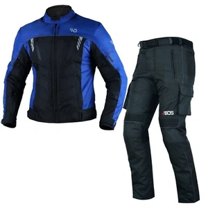 Herren Motorradkombi Biker Motorrad Textil Kombi wasserdichte Jacke und Hose Neu - Bild 1 von 3
