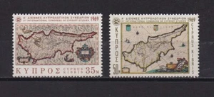 Cyprus 324-5 MNH, Ancient Maps, 1969 - Picture 1 of 1
