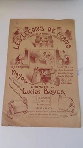 Les leçons de piano - Lucien Boyer/Mayol - C. Joubert Editeur (1911) - Picture 1 of 3
