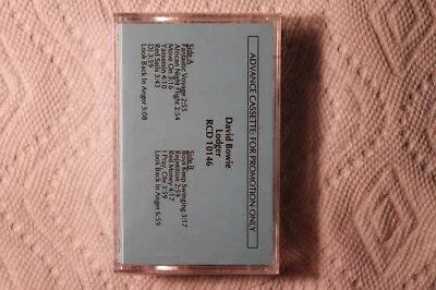 David Bowie - Lodger US orig' SEALED Ryko PROMO cassette - Image 1 of 2