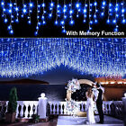 Christmas Icicle Curtain Fairy String Lights Party Wedding Indoor/outdoor Garden