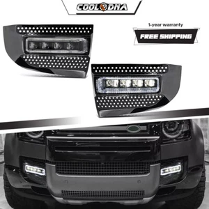 Front Fog Lights LED Driving Lamps Fits Land Rover Defender 110 90 130 2020~2024 - Bild 1 von 24