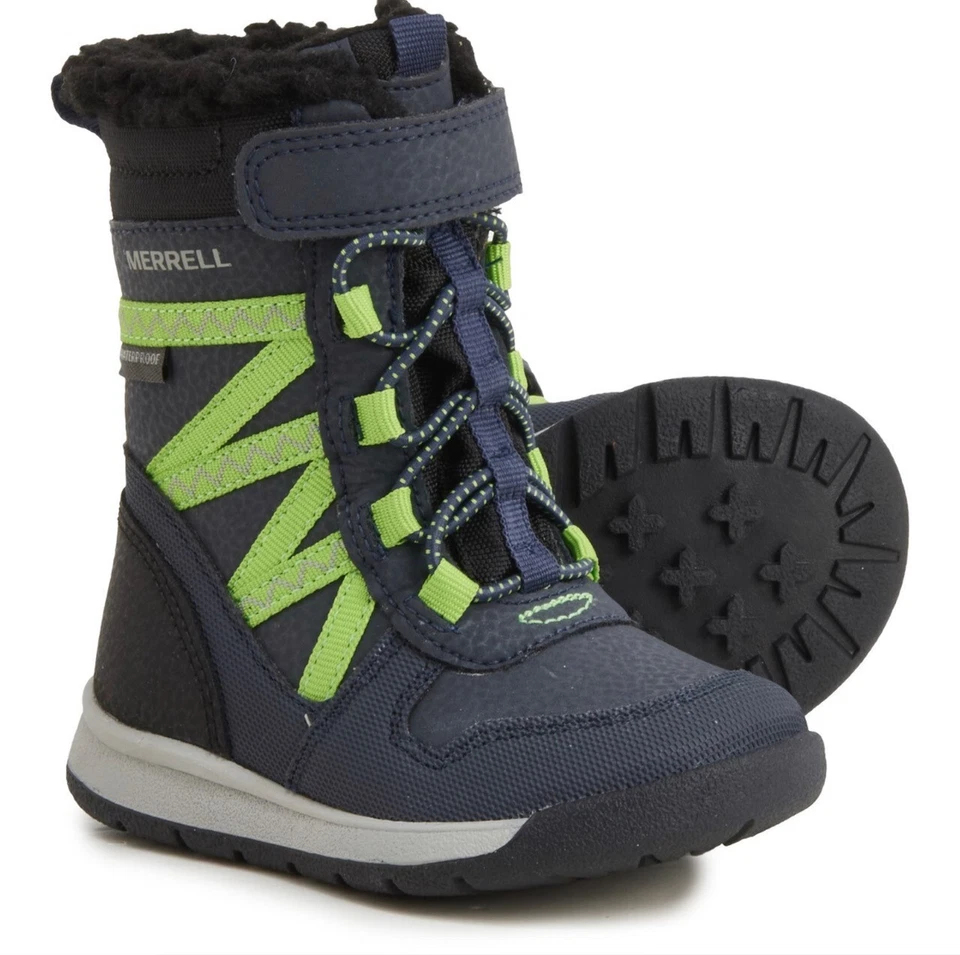 Merrell Snow Crush 2.0 Snow Boots Toddler Boys size 5, 6, 7 Waterproof Insulated - Image 1 of 4