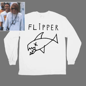 Flipper Langarm T-Shirt (getragen von Kurt Cobain/Nirvana) - Bild 1 von 2