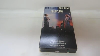 Sleepness In Seattle Preowned VHS Tape Tom Hanks Meg Ryan Movie Flat Rate Ship - Image 1 of 4