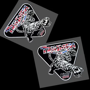 British Tiger 955i graphics stickers decals x 2 pieces Small REFLECTIVE - Picture 1 of 2