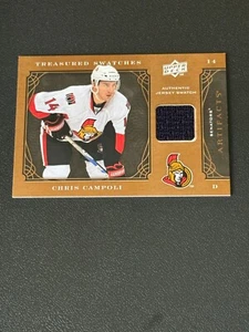 2009-10 Upper Deck Artifacts Treasured Swatches Retail Chris Campoli #TSR-CC - Picture 1 of 6