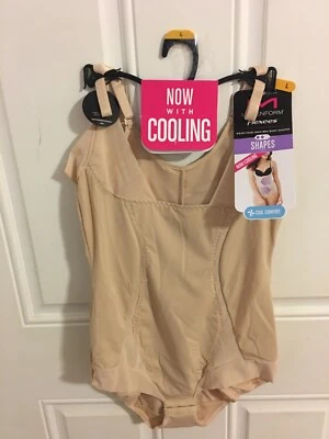 NEW SIZE LARGE WOMEN MAIDENFORM FLEXEES COOL COMFORT FIRM CONTROL BODYBRIEFER - Image 1 of 4