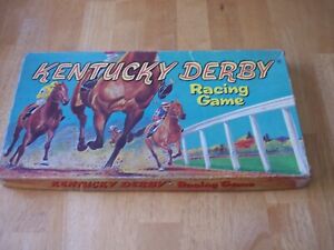 VTG 1961 KENTUCKY DERBY RACING GAME - COMPLETE - NICE USED CONDITION