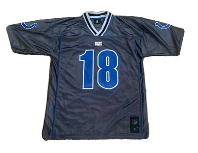 Peyton Manning — NFL Team Apparel Grey Indianapolis Colts Jersey — Size Men’s L - Image 1 of 4