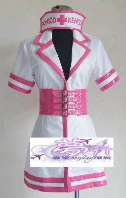 New Super Sonico SONICOMI Nurse Uniform Cosplay Costume Outfit - Image 1 of 4