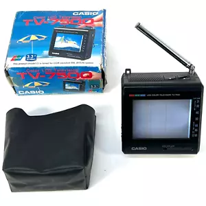Casio TV-7500 LCD Color Television 3,3" PAL CCIR Portable TV - Bild 1 von 10
