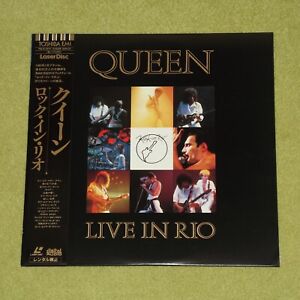 QUEEN Live In Rio 1985 - RARE 1998 JAPAN REISSUE LASERDISC + OBI (TOLW-3275)