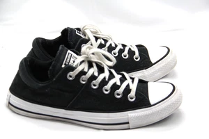 Converse Chuck Taylor All Star Shoes Womens 8 Black Low Top Sneakers 563508F - Picture 1 of 9