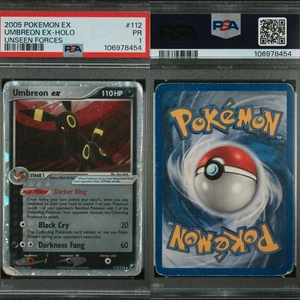 π₯ PSA 1 POOR UMBREON EX HOLO RARE | EX UNSEEN FORCES 112/115 π₯ - Picture 1 of 4