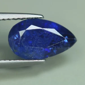 3,77 Cts_¡Deslumbrante!! Mejor Color_100% Natural Sin Calentar Azul Cianita_Mina de Nepal - Imagen 1 de 3