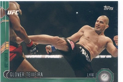2015 Topps UFC Chronicles GLOVER TEIXEIRA #160 GREEN PARALLEL #256/288 - Image 1 of 2