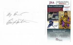 PACKERS Bill Howton signed 3x5 index card w/ My Best AUTO JSA COA AUTO GB HOFer - Picture 1 of 2