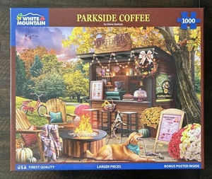 White Mountain 1000-teiliges Puzzle - Parkside Coffee (größere Teile) - Bild 1 von 8