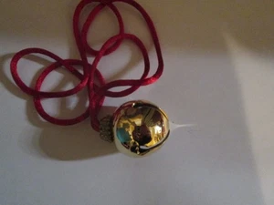 Weihnachtsglocke Halskette Satinkordel - Bild 1 von 2