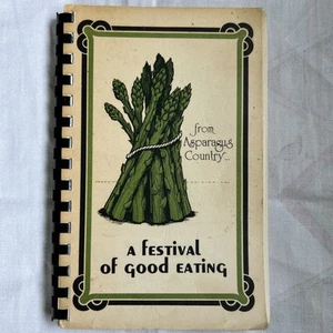 From Asparagus Country A Festival Of Good Eating Cook Book Oceana County Michiga - Picture 1 of 17
