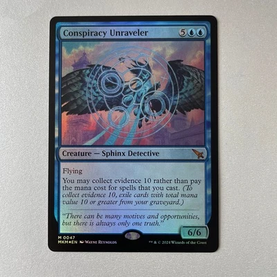 Magic the Gathering Murders at Karlov Manor #47 Conspiracy Unraveler Foil Mythic - Image 1 of 2