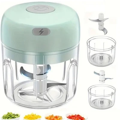 100/250ml Electric Food Chopper  Kitchen Cooking Accessories - Image 1 of 4