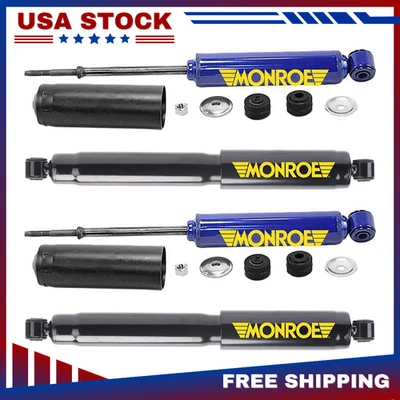 Monroe Front Rear Shock Absorber Set For 1987 1988 1989 1990 Mitsubishi Van 4PCS - Image 1 of 4
