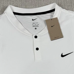 Neu mit Etikett Nike Tour Dri-Fit Herren 4XL weiß Blade Kragen Golf Polo-Shirt FJ7035-100 - Bild 1 von 6
