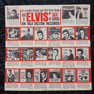 INNER SLEEVE ONLY (NO ALBUM / NO JACKET) - ELVIS PRESLEY RCA great hits on 45 - Bild 1 von 4