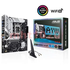 New Asus B760M-AYW PRO WIFI mainboard CPU 13600KF/13400F/12600KF - Picture 1 of 3
