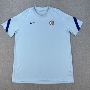 Nike Chelsea FC Trainingsshirt Herren XL Blau Logo Streifen 2020/2021 Kurzarm - Bild 1 von 11