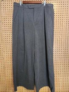 Banana Republic Damen Hose weites Bein Größe 16 Business Karriere grau Datum - Bild 1 von 9