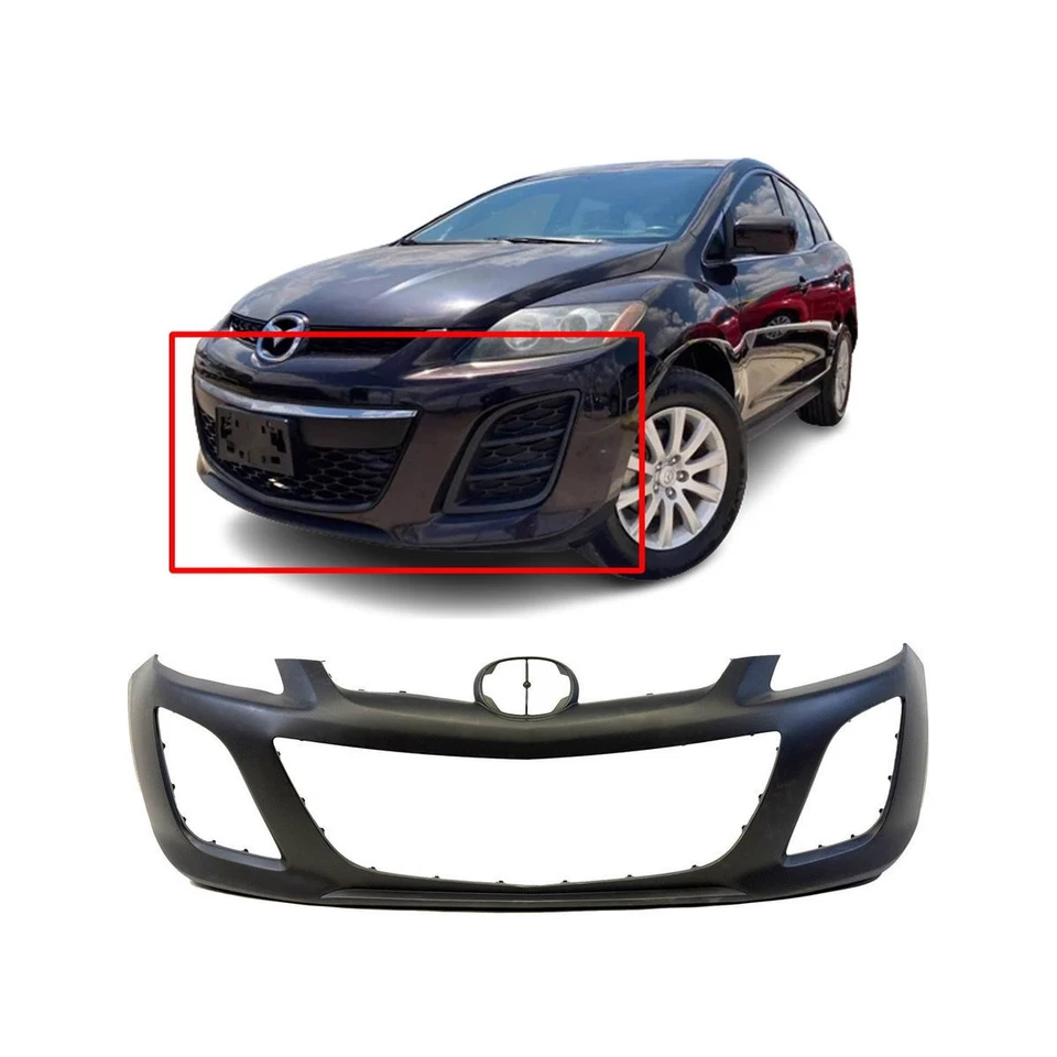 Cubierta de parachoques delantero para Mazda CX-7 2010-2012 cebado EH4450031FBB MA1000226 Foto 1 de 4