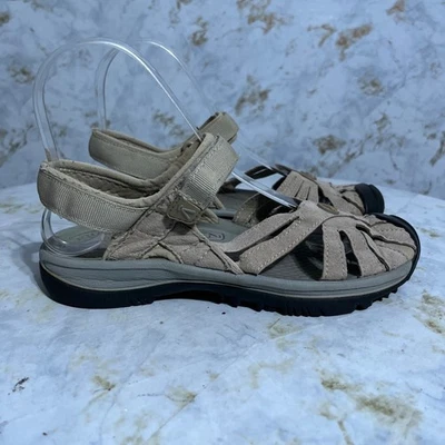 Sandalias informales Keen Rose para mujer talla 5,5 beige cómodas con tiras de moda Foto 1 de 4