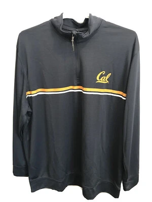Champion Cal Bears Mens Jacket 1/4 Zip Pullover Long Sleeve Blue Size 2XL NEW - Image 1 of 4