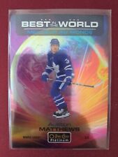 Auston Matthews BEST IN THE WORLD 2020-21 O-Pee-Chee Platinum #BW-4 Maple Leafs