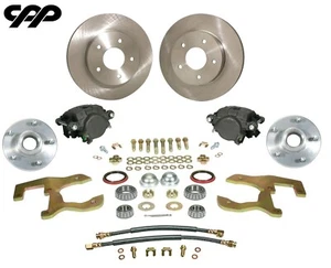 55-57 Pontiac Chieftain Star Chief Front Stock Spindle Disc Brake Conversion Kit - Bild 1 von 4