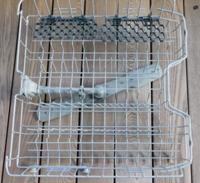 original BEKO ART10 DFN05L20W PANIER SUPERIEUR corbeille roulette LAVE VAISSELLE - Photo 1/4