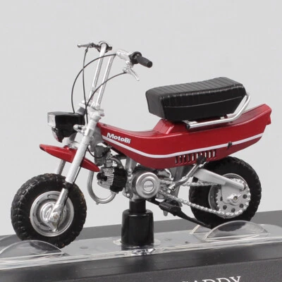 1/18 Scale Tiny Motobi Caddy Moped Diecast Motorcycle Model Toy Bike Red Atlas - Image 1 of 4