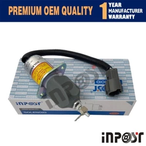 Fuel Stop Solenoid SA-4673-S for Yanmar 4NTE94 Engine on Mini Excavator Tractor - Foto 1 di 6